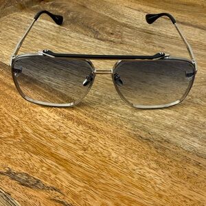 Square Metal Sunglasses | Black Brow Bar | Modern Edge